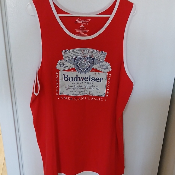 Budweiser Red Tank Top - Picture 1 of 5